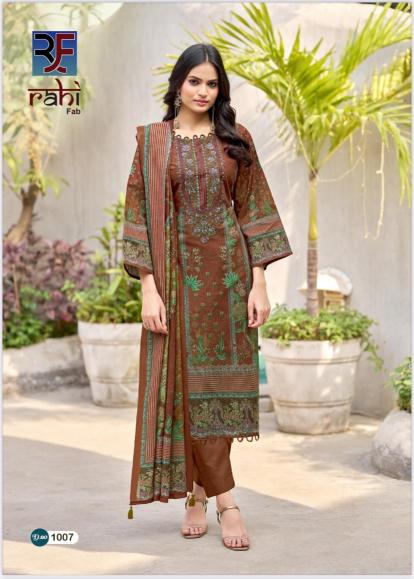 Rahi fab red orchid vol-1 wholesale dress material